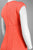 Taylor - V-Neck Jersey A-line Dress 5534M in Orange