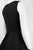 Taylor - 5682M Bateau Pleated A-line Dress in Black