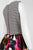 Taylor - Stripe and Floral Print  A-line Dress 5997M in Blue and Neutral