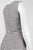 Taylor - 8015M Split Neck Stripe Dress in Blue and White