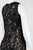 Taylor - Embellished Mesh Sheath Dress 8417MX in Black and Neutral