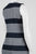 Taylor - Jewel Neck Sheath Dress 8687M in Blue and White