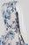 Taylor - 8821M Sleeveless Floral Twill Dress in White and Blue