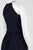 Taylor - 8970M Zinnia Print Halter Dress in Blue and Multi-Color