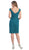 Interweaved Shirr Bodice Cocktail Dress