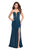 La Femme - 27051 Deep Sweetheart Jersey Trumpet Dress In Green