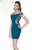 Tarik Ediz - Straight Across Neck Sheath Dress 90437