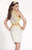 Tarik Ediz - Halter Neck Sheath Dress 90443 in Yellow