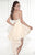 Tarik Ediz - Sweetheart Neck Column Cocktail Dress 90454 in Neutral