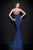 Tarik Ediz - Illusion Empire Gown 92478 in Blue