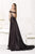 Tarik Ediz - Embroidered Off-The-Shoulder Neck Dress 92485 in Black