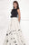 Tarik Ediz - Printed Satin Jersey Long Dress 92810