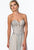 Terani Couture - 151P0037A Strapless Jeweled Chiffon Gown in Silver and Neutral