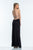 Terani Couture - 151P0043A Grecian Style Plunging Illusion Gown in Black