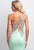 Terani Couture - 151P0064A Ornate Asymmetrical Illusion Gown in Green