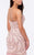 Terani Couture - 151P0110A Strapless Rose Motif Embellished Mermaid Gown In Pink and Neutral