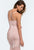 Terani Couture - 151P0145A Pearl Embellished Bandage Gown in Pink