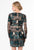 Terani Couture - Long Sleeve Nude Illusion Dress 1525C0920 In Multi-Color and Floral