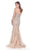Terani Couture - Strapless Sweetheart Mermaid Tulle Gown 1611GL0489A In Silver and Neutral