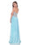 Terani Couture - 1611P0207A Fully Jeweled Bodice Evening Dress in Blue