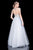 Terani Couture - Unearthly Sweetheart Glistening Ball Gown 1615P1315 in Silver and  Neutral