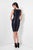 Terani Couture - Sophisticated Body-fitting sleeveless Dress 1621C1260 in Blue