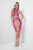 Terani Couture - 1621C1267 Bejeweled Hourglass Halter Evening Dress In Pink and Neutral