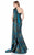 Terani Couture - One-shoulder Floral Print Evening Gown 1621E1480 In Multi-Color