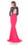 Terani Couture - Fabulous Two Tone Evening Gown 1621E1495 In Blue and Pink