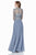 Terani Couture - Glittering Evening Gown 1622M1792 In Dark Silver