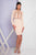 Terani Couture - 1721C4004 Embellished Jewel Sheath Dress in Neutral