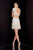 Terani Couture - 1722H4580 Two Piece Bejeweled A-line Dress in Neutral
