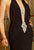 Terani Couture - Chic Bead Embellished V-neck Sheath 6352J In Black
