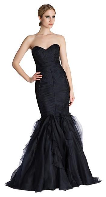 Theia - Strapless Banded Sweetheart Gown 882064