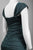 Theia - Ruched Mermaid Gown 881422 in Green