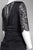Theia Lace Sleeve Ruched Evening Dress 881865 - 1pc Midnight in Size 12 Available