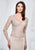 Montage by Mon Cheri - 218915W Embroidered Lace V-neck Trumpet Dress in Gray