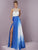 Tiffany Homecoming - 46078 Jeweled Ombre Chiffon A-Line Dress in Blue