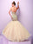Tiffany Homecoming - 46081 Strapless Beaded Mermaid Evening Gown in Neutral and Multi-Color