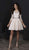 Tiffany Homecoming - 27202 Illusion Quarter Sleeve Lace A-Line Dress