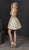 Tiffany Homecoming - 27206 Halter V-neck Sparkle Satin A-line Dress