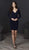 Tiffany Homecoming - 27207 Long Sleeve Jewel Sprinkled Surplice Dress