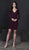 Tiffany Homecoming - 27207 Long Sleeve Jewel Sprinkled Surplice Dress