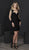 Tiffany Homecoming - 27212 Short Fitted Dress With Gold Chains