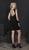 Tiffany Homecoming - 27212 Short Fitted Dress With Gold Chains