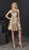 Tiffany Homecoming - 27217 Floral Sequined Halter Cocktail Dress