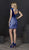 Tiffany Homecoming - Cap Sleeve Deep V-Neck Velvet Dress 27222