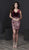Tiffany Homecoming - 27222 Cap Sleeve Deep V-Neck Velvet Dress