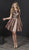 Tiffany Homecoming - 27223 Sequined V-neck Mikado A-line Dress