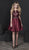 Tiffany Homecoming - 27223 Sequined V-neck Mikado A-line Dress